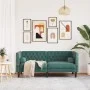 Zweiplätziges Chesterfield-Sofa mit dunkelgrünen Samtkissen. von , Sofas - Ref: Foro24-372685, Preis: 307,19 €, Rabatt: %