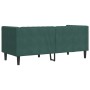 Sofá Chesterfield 2 plazas con cojines terciopelo verde oscuro de , Sofás - Ref: Foro24-372685, Precio: 329,11 €, Descuento: %