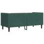 Zweiplätziges Chesterfield-Sofa mit dunkelgrünen Samtkissen. von , Sofas - Ref: Foro24-372685, Preis: 307,19 €, Rabatt: %