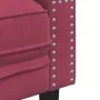 Sofá Chesterfield 2 plazas con cojines terciopelo rojo tinto de , Sofás - Ref: Foro24-372687, Precio: 305,88 €, Descuento: %