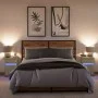 Nachttische mit LED-Lichtern, 2 Stück, aus Eichenholz in Sonoma-Eiche-Optik. von , Nachttische - Ref: Foro24-852003, Preis: 8...