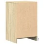 Mesitas de noche luces LED 2 uds madera ingeniería roble Sonoma de , Mesitas de noche - Ref: Foro24-852003, Precio: 85,38 €, ...