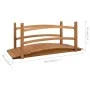 Puente para jardín madera maciza de abeto 140x60x60 cm de vidaXL, Puentes de jardín - Ref: Foro24-313890, Precio: 183,42 €, D...