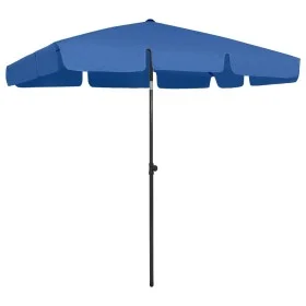 Sombrilla de playa azul 200x125 cm de vidaXL, Sombrillas - Ref: Foro24-314734, Precio: 41,61 €, Descuento: %