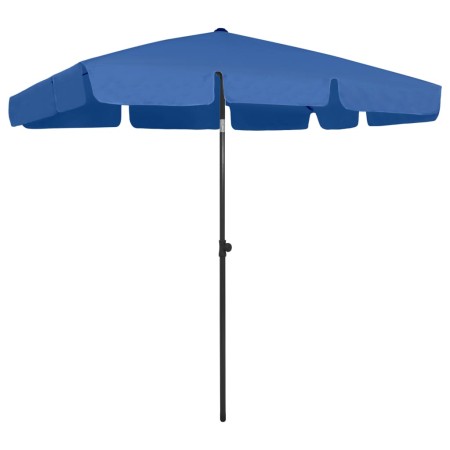 Sombrilla de playa azul 200x125 cm de vidaXL, Sombrillas - Ref: Foro24-314734, Precio: 42,45 €, Descuento: %