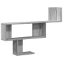 Estante de pared madera ingeniería gris Sonoma 100x15x70 cm de , Estantes y estanterías - Ref: Foro24-853196, Precio: 39,22 €...