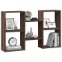Estantería de pared madera ingeniería marrón roble 96x18x60 cm de , Estantes y estanterías - Ref: Foro24-853233, Precio: 43,1...