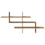 Estante pared madera ingeniería roble artisan 124,5x18x60,5 cm de , Estantes y estanterías - Ref: Foro24-853271, Precio: 37,7...
