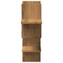 Estante pared madera ingeniería roble artisan 124,5x18x60,5 cm de , Estantes y estanterías - Ref: Foro24-853271, Precio: 37,7...