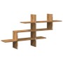 Estante pared madera ingeniería roble artisan 124,5x18x60,5 cm de , Estantes y estanterías - Ref: Foro24-853271, Precio: 37,7...