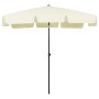Sombrilla de playa amarillo arena 200x125 cm de vidaXL, Sombrillas - Ref: Foro24-314727, Precio: 44,53 €, Descuento: %