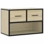 Mueble TV madera ingeniería y metal roble Sonoma 60x31x39,5 cm de , Muebles TV - Ref: Foro24-848910, Precio: 50,67 €, Descuen...