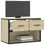 Mueble TV madera ingeniería y metal roble Sonoma 60x31x39,5 cm de , Muebles TV - Ref: Foro24-848910, Precio: 50,67 €, Descuen...