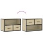 Mueble TV madera ingeniería y metal roble Sonoma 60x31x39,5 cm de , Muebles TV - Ref: Foro24-848910, Precio: 51,29 €, Descuen...