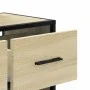 Mueble TV madera ingeniería y metal roble Sonoma 60x31x39,5 cm de , Muebles TV - Ref: Foro24-848910, Precio: 50,67 €, Descuen...