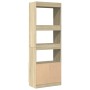Aparador alto madera de ingeniería roble Sonoma 63x33x180 cm de , Librerías y estanterías - Ref: Foro24-3309602, Precio: 91,1...