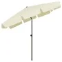 Sombrilla de playa amarillo arena 200x125 cm de vidaXL, Sombrillas - Ref: Foro24-314727, Precio: 43,69 €, Descuento: %