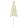Sombrilla de playa amarillo arena 200x125 cm de vidaXL, Sombrillas - Ref: Foro24-314727, Precio: 43,69 €, Descuento: %