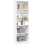 Estantería de madera de ingeniería blanca 60x24x176 cm de , Librerías y estanterías - Ref: Foro24-857821, Precio: 67,82 €, De...