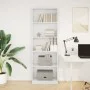 Estantería de madera de ingeniería blanca 60x24x176 cm de , Librerías y estanterías - Ref: Foro24-857821, Precio: 67,82 €, De...