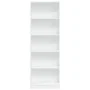 Estantería de madera de ingeniería blanca 60x24x176 cm de , Librerías y estanterías - Ref: Foro24-857821, Precio: 67,82 €, De...