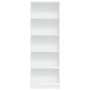 Estantería de madera de ingeniería blanca 60x24x176 cm de , Librerías y estanterías - Ref: Foro24-857821, Precio: 71,38 €, De...