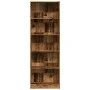 Estantería madera de ingeniería color envejecido 60x24x176 cm de , Librerías y estanterías - Ref: Foro24-857828, Precio: 73,9...