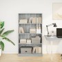 Estantería de madera de ingeniería gris Sonoma 80x24x143 cm de , Librerías y estanterías - Ref: Foro24-857849, Precio: 59,08 ...