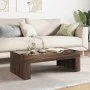 Coffee table with Infinity LED brown oak 90x50x30 cm by , Coffee table - Ref: Foro24-847622, Price: 100,15 €, Discount: %
