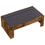 Mesa de centro con Infinity LED roble ahumado 90x50x30 cm de , Mesas de centro - Ref: Foro24-847620, Precio: 100,32 €, Descue...