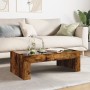 Mesa de centro con Infinity LED roble ahumado 90x50x30 cm de , Mesas de centro - Ref: Foro24-847620, Precio: 100,32 €, Descue...