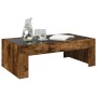 Mesa de centro con Infinity LED roble ahumado 90x50x30 cm de , Mesas de centro - Ref: Foro24-847620, Precio: 100,32 €, Descue...