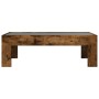 Mesa de centro con Infinity LED roble ahumado 90x50x30 cm de , Mesas de centro - Ref: Foro24-847620, Precio: 100,32 €, Descue...