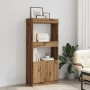 Aparador de madera de ingeniería roble artisian 63x33x140 cm de , Librerías y estanterías - Ref: Foro24-855114, Precio: 69,51...