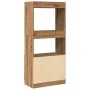 Aparador de madera de ingeniería roble artisian 63x33x140 cm de , Librerías y estanterías - Ref: Foro24-855114, Precio: 69,01...