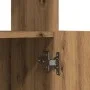 Aparador de madera de ingeniería roble artisian 63x33x140 cm de , Librerías y estanterías - Ref: Foro24-855114, Precio: 69,01...