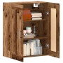 Armario de pared madera de ingeniería envejecida 69,5x34x90 cm de , Aparadores - Ref: Foro24-857312, Precio: 81,36 €, Descuen...