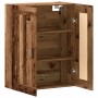 Armario de pared madera de ingeniería envejecida 69,5x34x90 cm de , Aparadores - Ref: Foro24-857310, Precio: 74,92 €, Descuen...