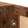 Armario de pared madera de ingeniería envejecida 69,5x34x90 cm de , Aparadores - Ref: Foro24-857310, Precio: 74,92 €, Descuen...