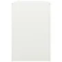 Leñero de acero blanco 100x40x60 cm de , Bolsas y soportes de leña - Ref: Foro24-850983, Precio: 114,04 €, Descuento: %