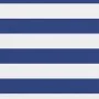 Toldo para balcón tela oxford blanco y azul 75x300 cm de vidaXL, Sombrillas - Ref: Foro24-134912, Precio: 19,98 €, Descuento: %