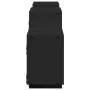Estantería de pared madera de ingeniería negra 129x18x42 cm de , Estantes y estanterías - Ref: Foro24-853219, Precio: 62,73 €...
