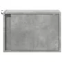 Mesita de noche de pared con luces LED gris hormigón de , Mesitas de noche - Ref: Foro24-852095, Precio: 34,99 €, Descuento: %