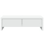 Soporte de monitor cajones madera ingeniería blanco 50x27x15 cm de , Bases y elevadores para ordenadores - Ref: Foro24-854661...