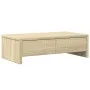 Soporte de monitor cajones madera roble Sonoma 50x27x15 cm de , Bases y elevadores para ordenadores - Ref: Foro24-854663, Pre...