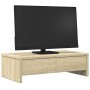 Soporte de monitor cajones madera roble Sonoma 50x27x15 cm de , Bases y elevadores para ordenadores - Ref: Foro24-854663, Pre...