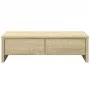 Soporte de monitor cajones madera roble Sonoma 50x27x15 cm de , Bases y elevadores para ordenadores - Ref: Foro24-854663, Pre...