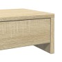 Soporte de monitor cajones madera roble Sonoma 50x27x15 cm de , Bases y elevadores para ordenadores - Ref: Foro24-854663, Pre...
