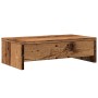 Soporte de monitor con cajones madera envejecida 50x27x15 cm de , Bases y elevadores para ordenadores - Ref: Foro24-854668, P...
