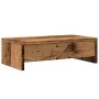 Soporte de monitor con cajones madera envejecida 50x27x15 cm de , Bases y elevadores para ordenadores - Ref: Foro24-854668, P...